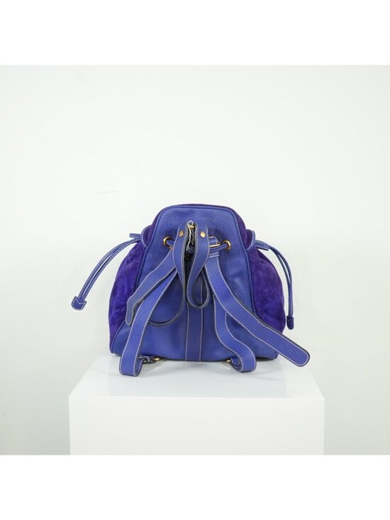 Gucci Purple Suede Backpack main image 7